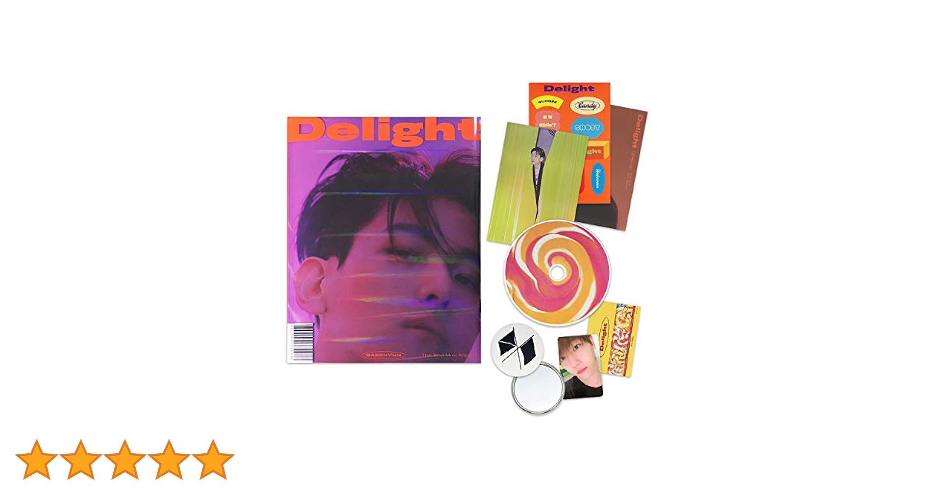 EXO BAEKHYUN - EXO BAEKHYUN 2nd Mini Album - Delight